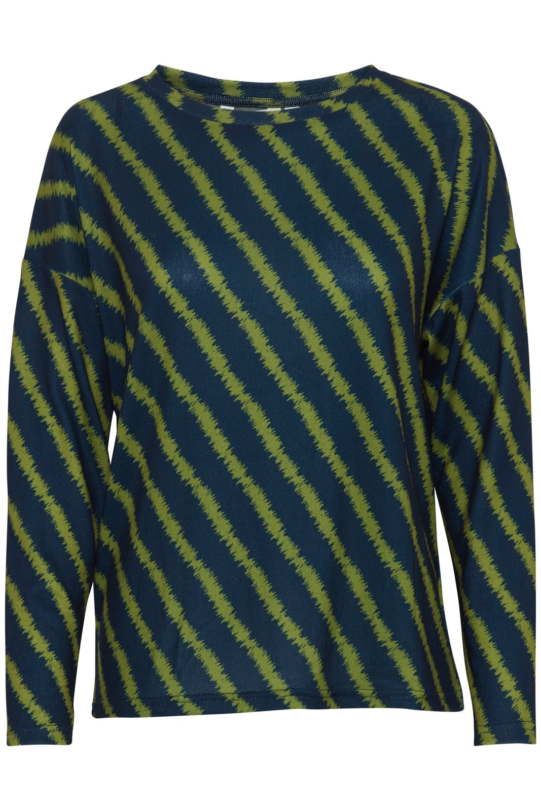 B Young Pieta Top - Woodbine Zigzag Stripe Mix 1 Shaws Department Stores
