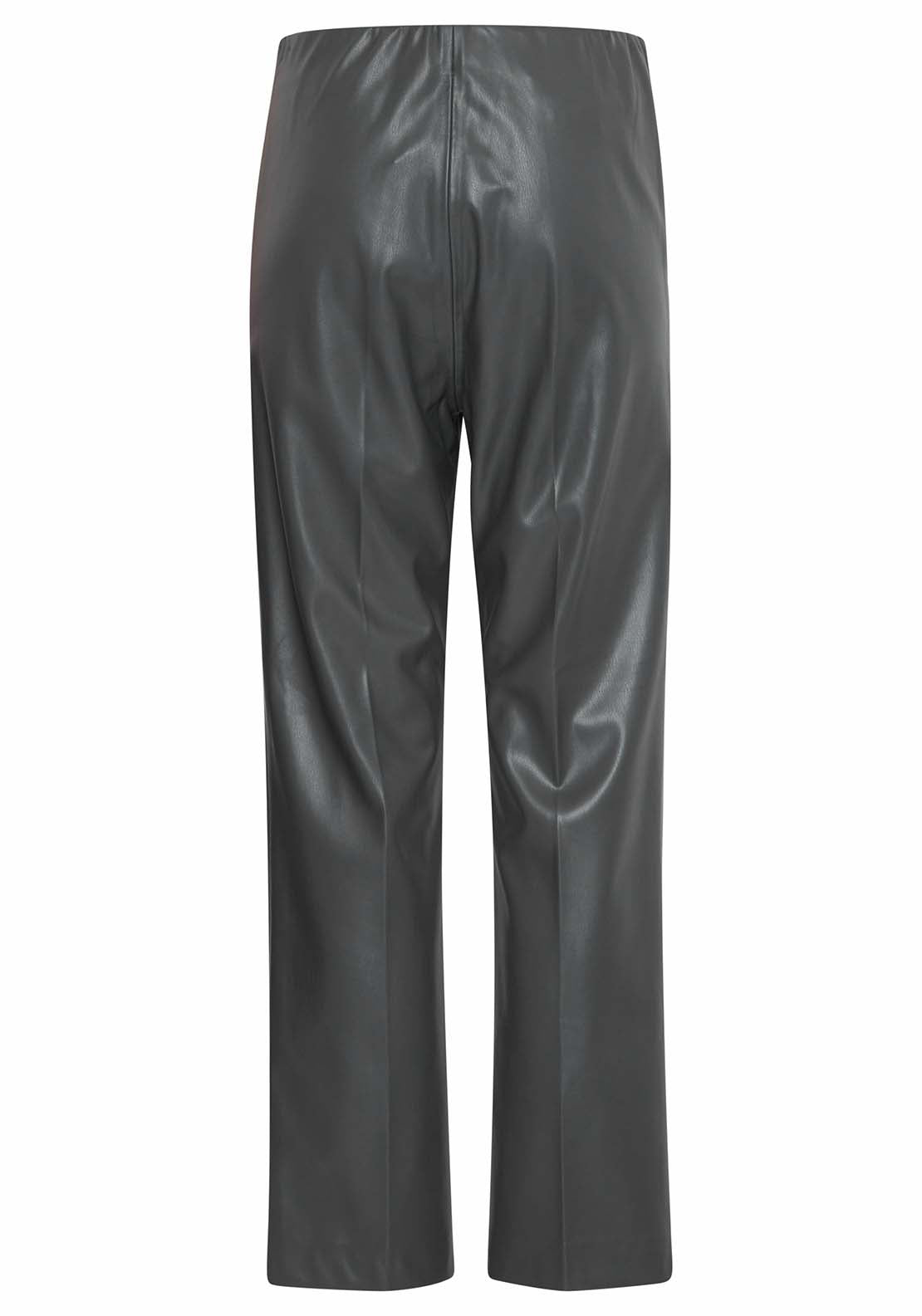 B Young Daja Straight Trousers - Asphalt 2 Shaws Department Stores