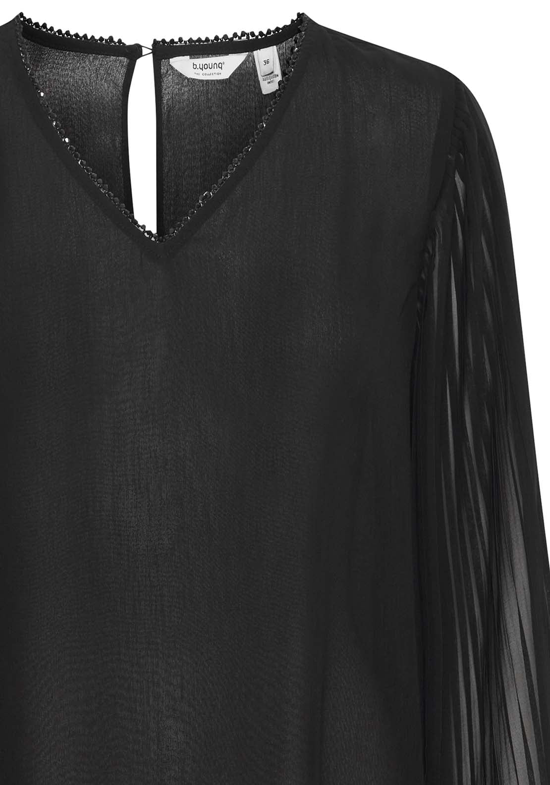 B Young Iara Blouse - Black 3 Shaws Department Stores
