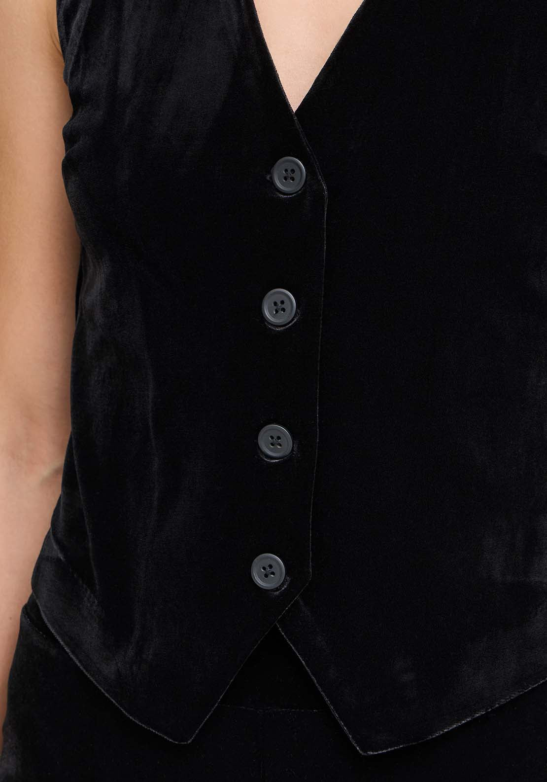 B Young Perlina Vest - Black 5 Shaws Department Stores