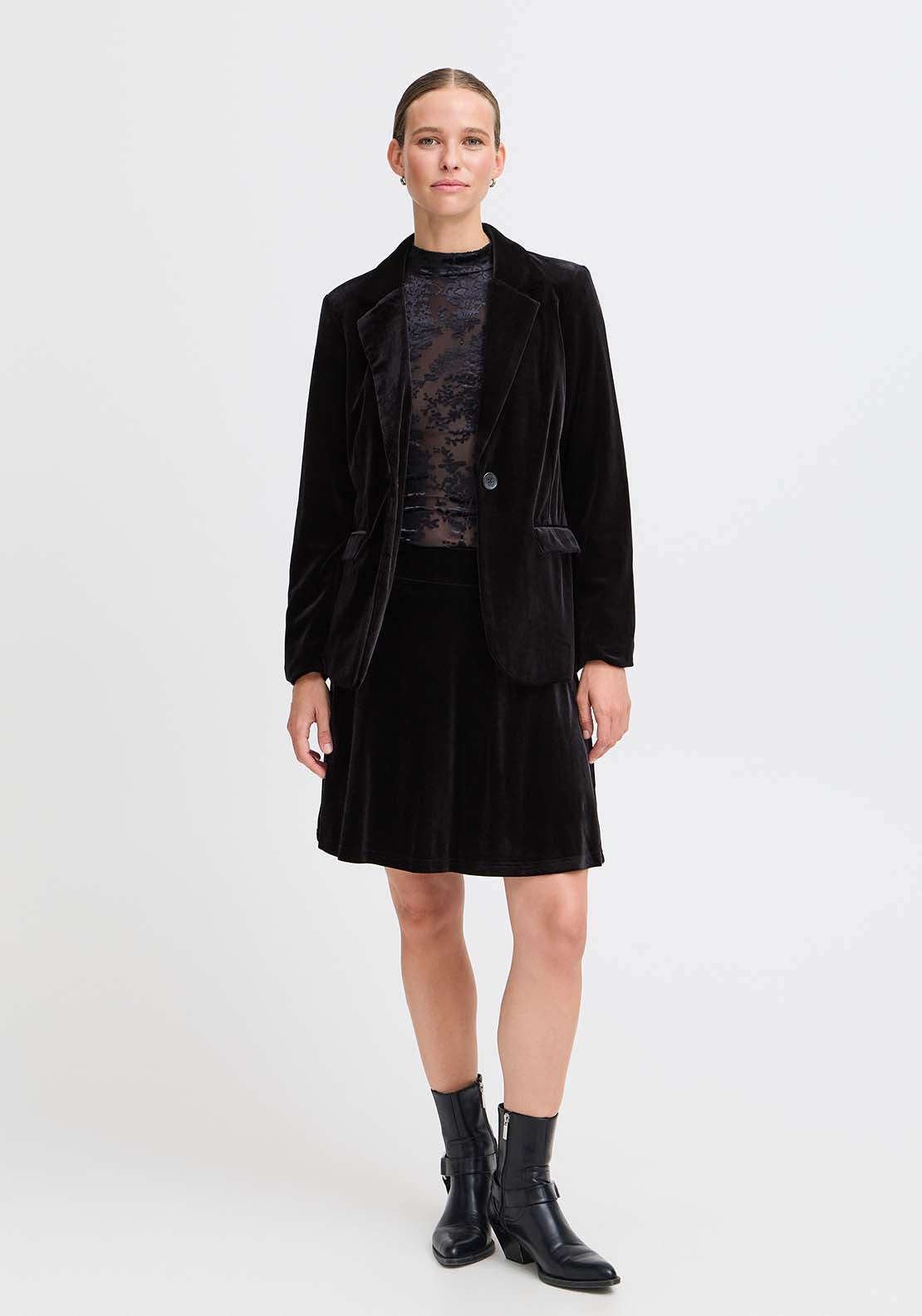 B Young Perlina Blazer - Black 5 Shaws Department Stores