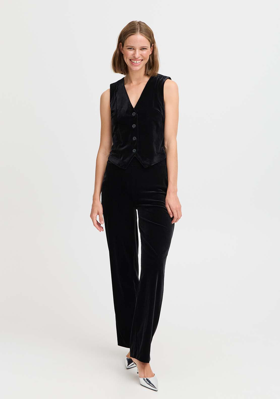 B Young Perlina Trousers - Black 4 Shaws Department Stores