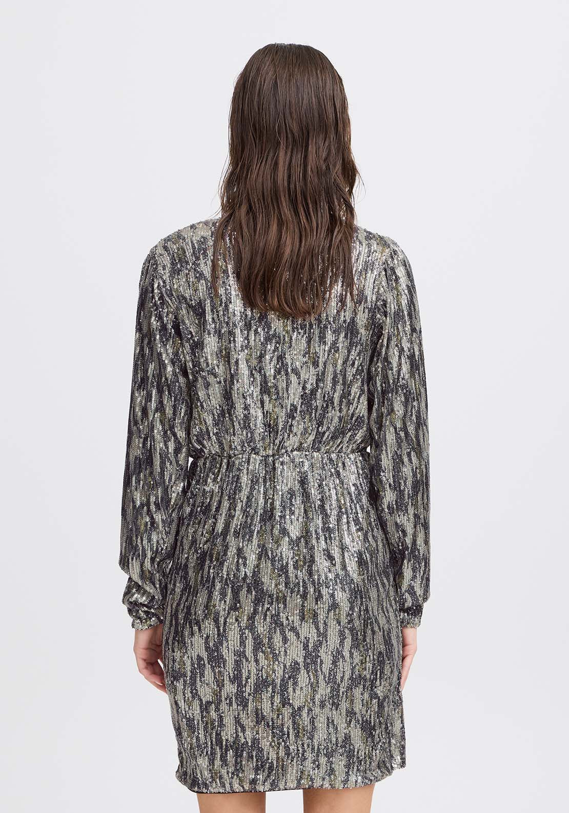 B Young Solia Dress - Cement Camo Mix 3 Shaws Department Stores