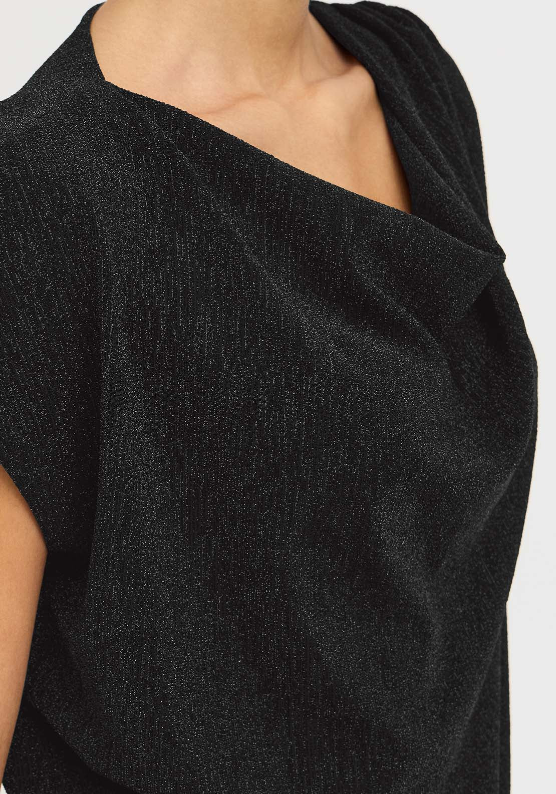 B Young Shiloh Top - Black Mix 5 Shaws Department Stores