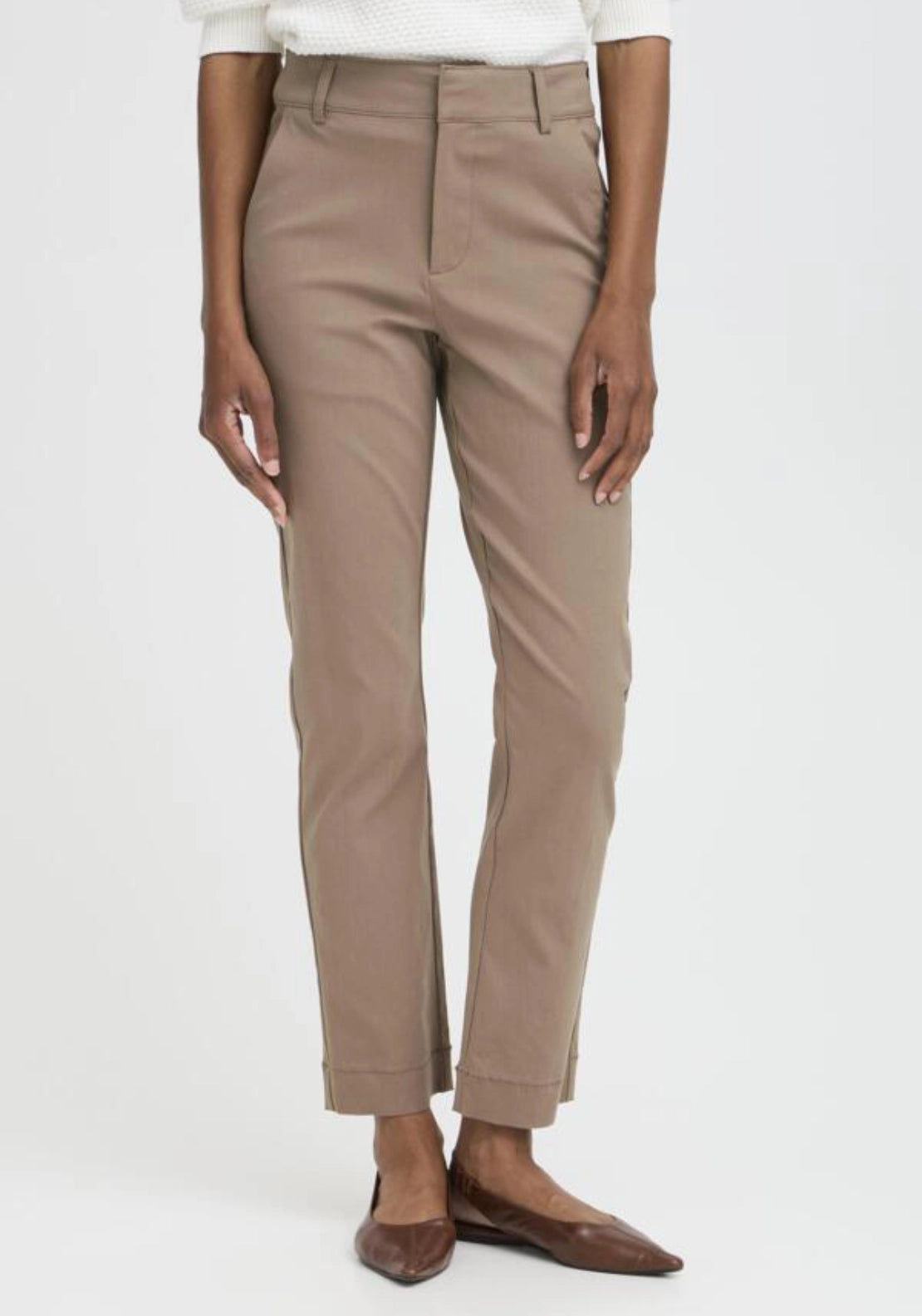 Dixi Straight Pants - Brown