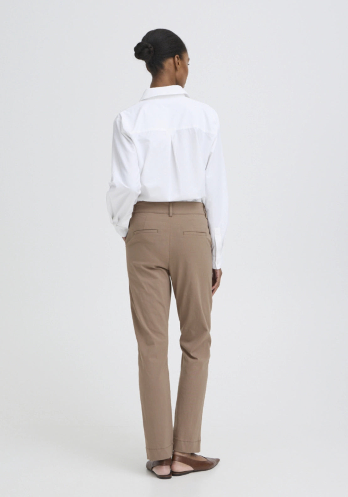Dixi Straight Pants - Brown