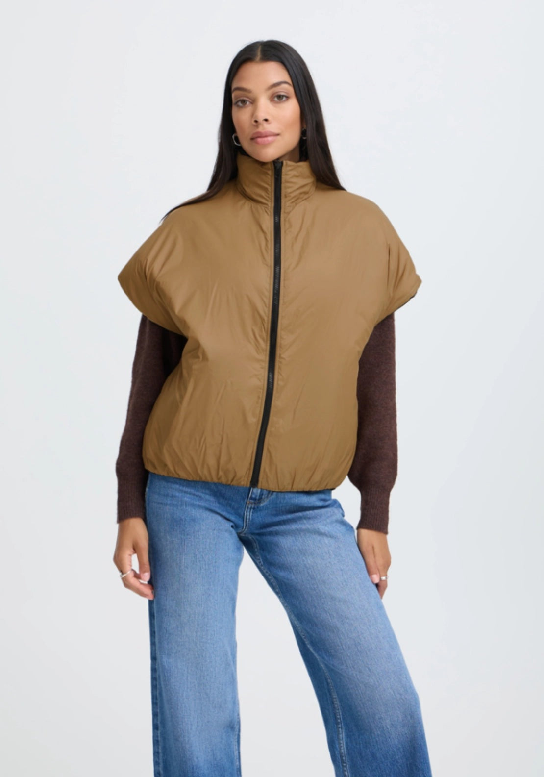 Berta Reversible Waistcoat - Meteorite