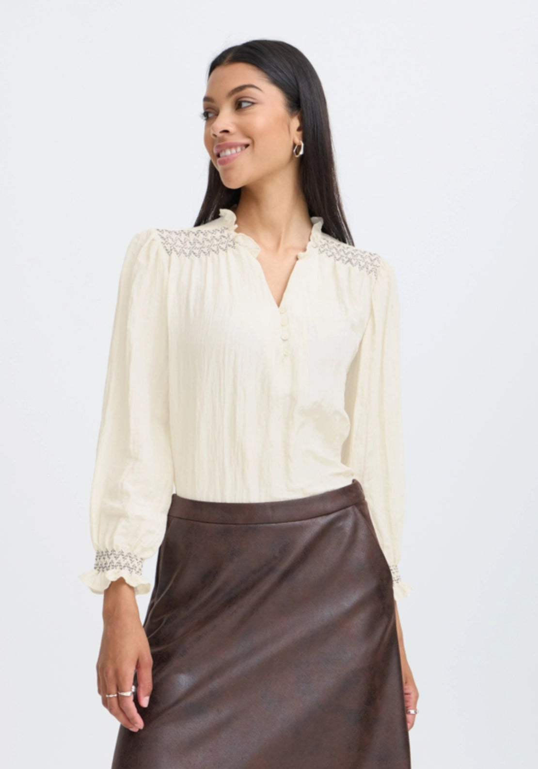 Fadile Blouse - Grey