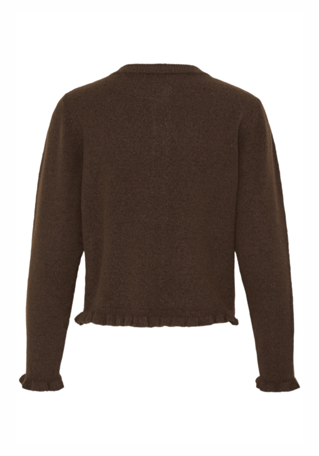 Ofira Frill Cardigan - Potting Soil Melange