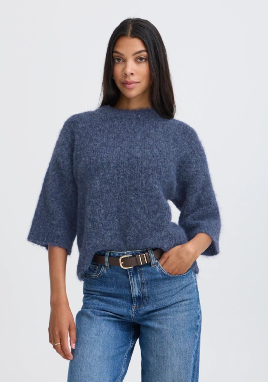 Nyla Jumper - Blue Horizon Melange
