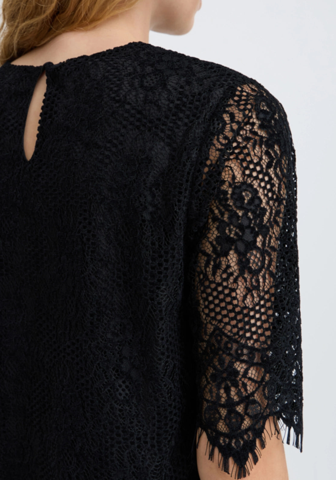 Pascalace Long Sleeve Top - Meteorite