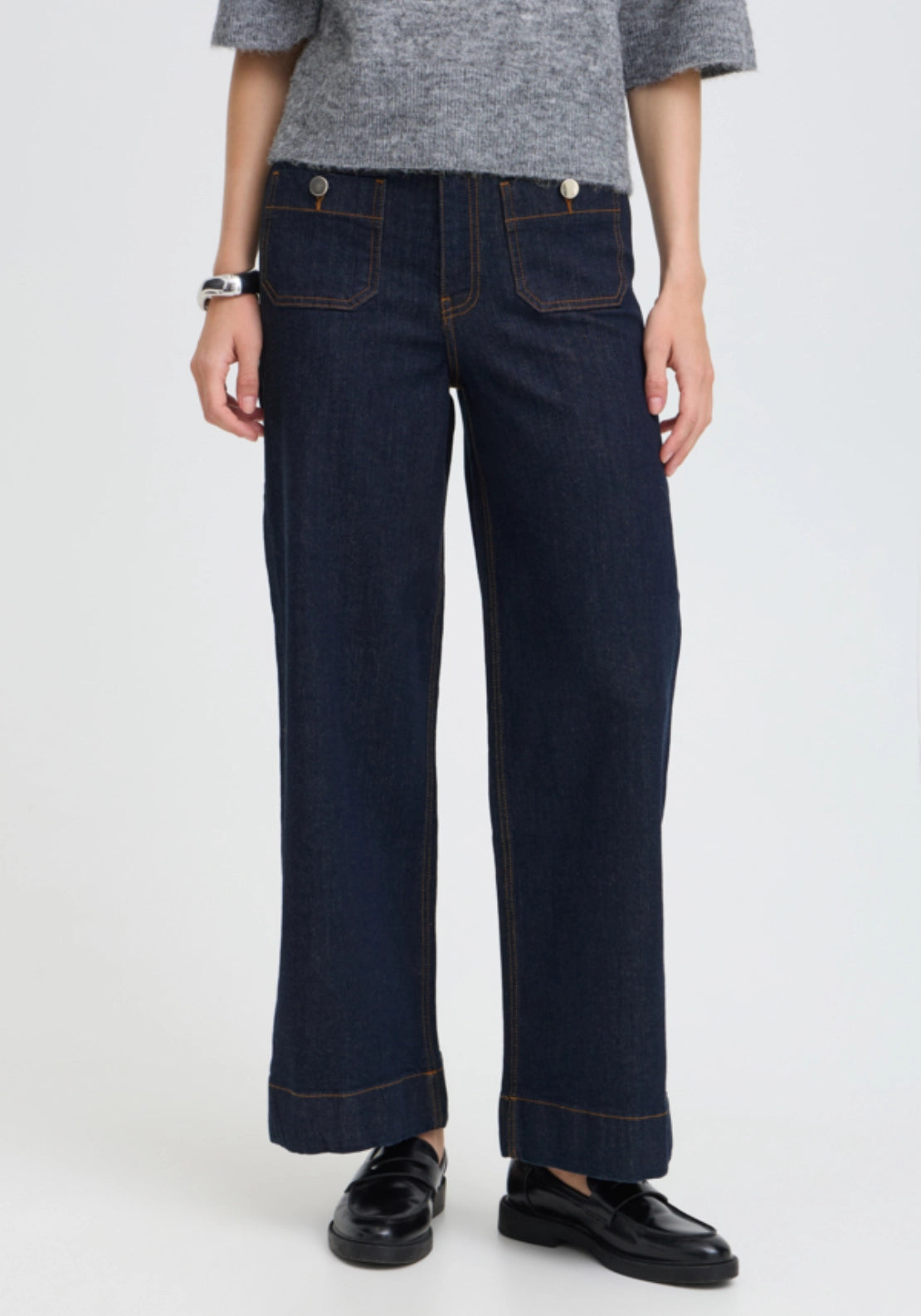 Komma Pocket Jeans - Rinse Blue Denim
