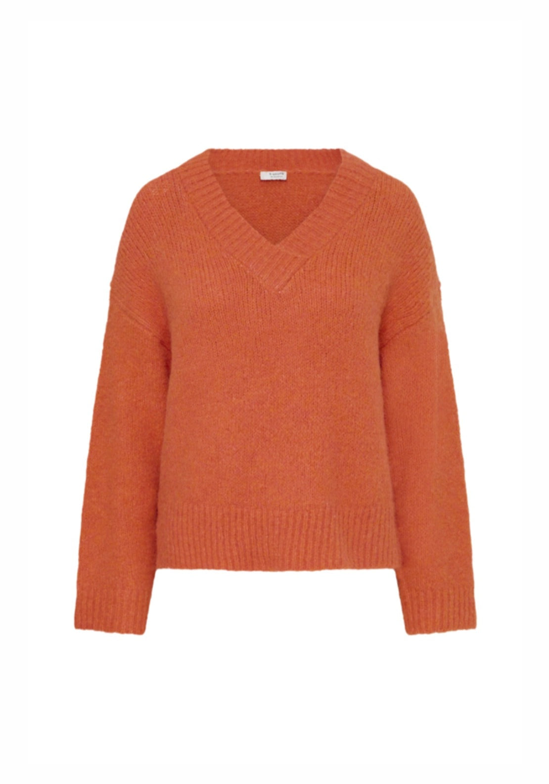 Millers V Jumper - Pureed Pumpkin Melange