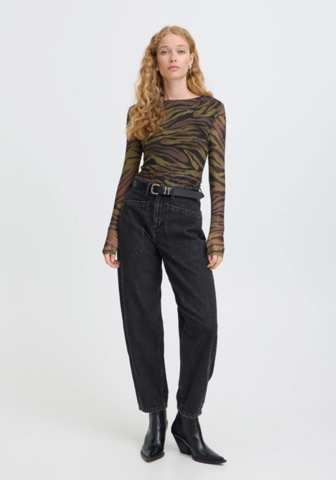 Toa Blouse - Beech Rorschach Animal