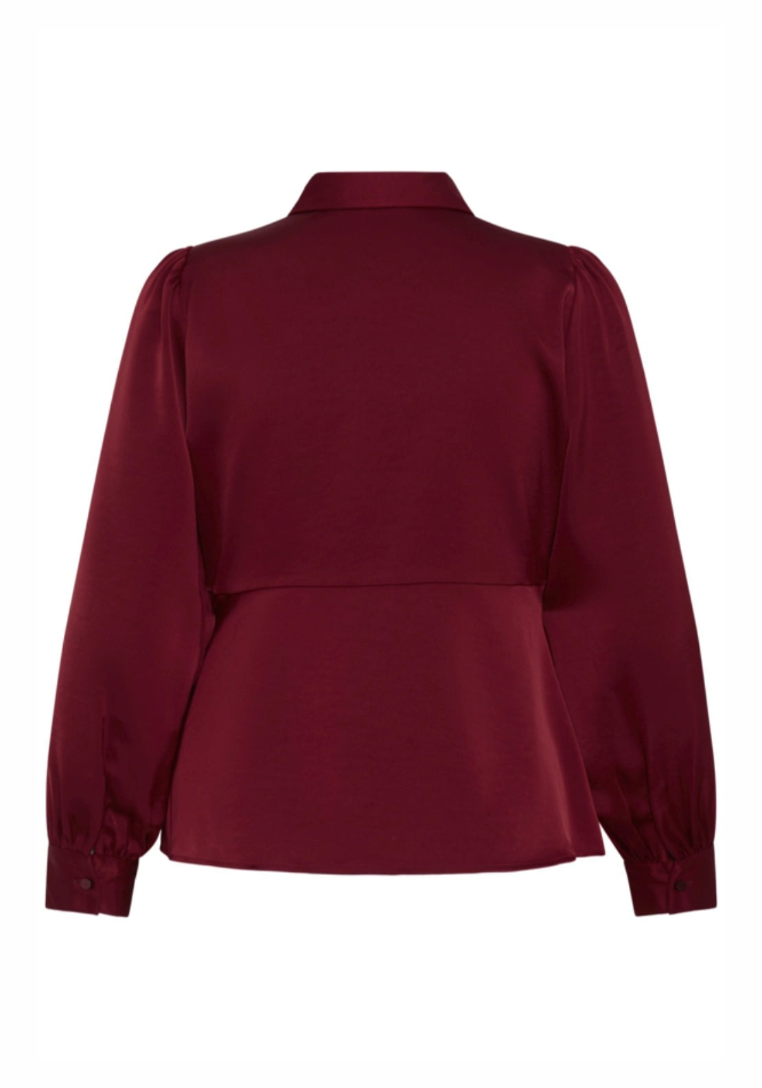 Isa Peplum Shirt - Sun-dried Tomato