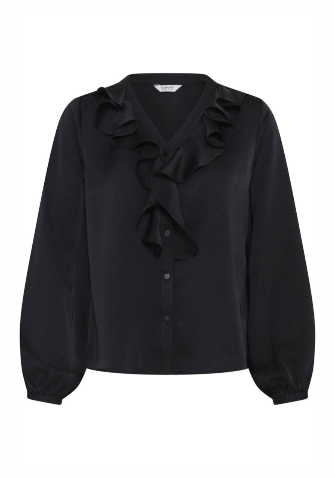 Isa Flounce Shirt - Meteorite