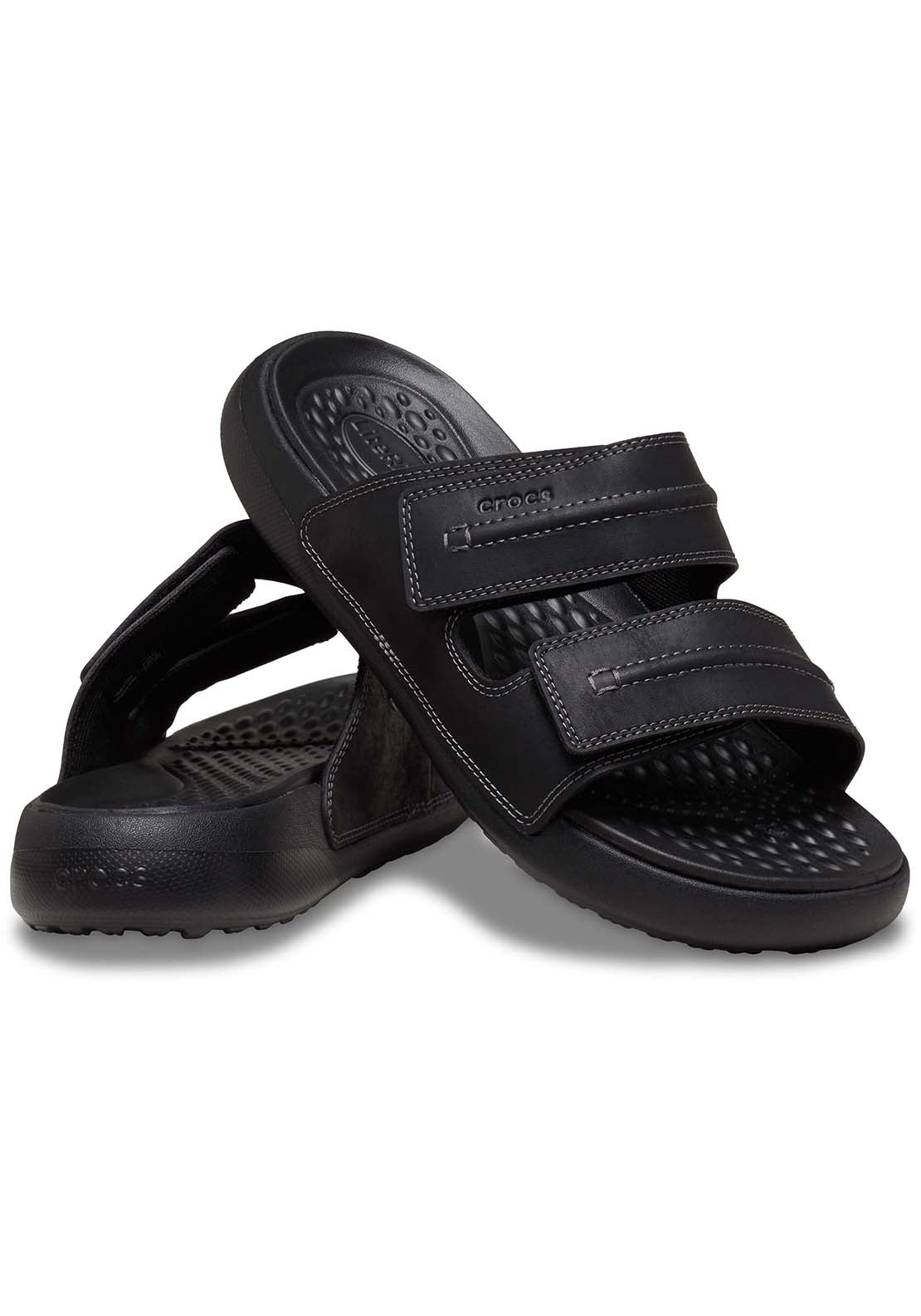Crocs Yukon Vista II Sandal - Black 5 Shaws Department Stores