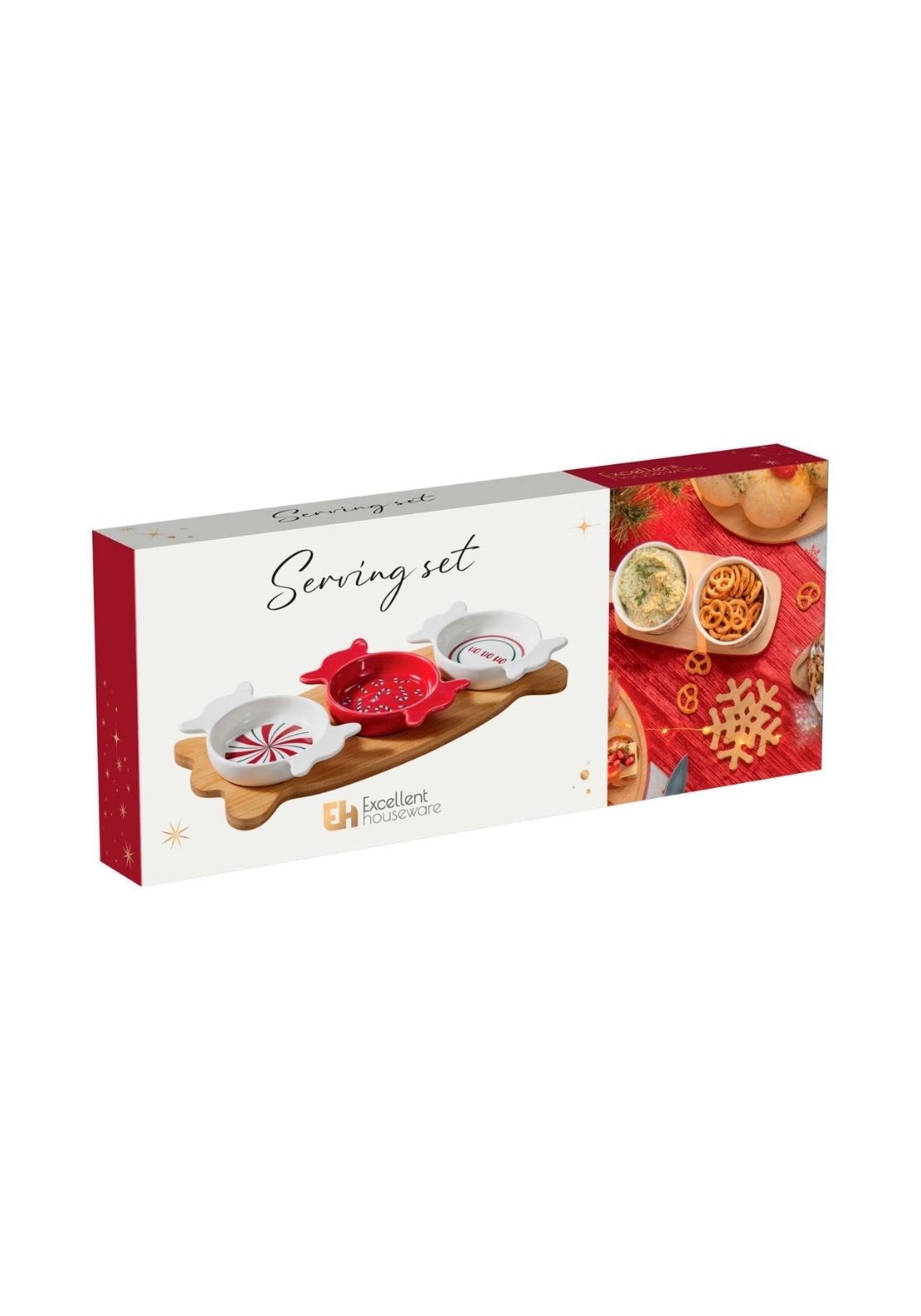 Christmas Serving Tray Set - Multi