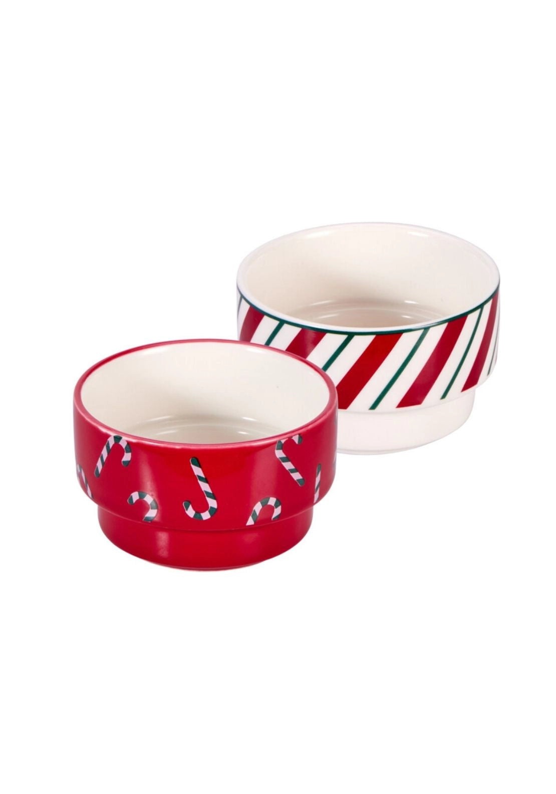 Set Of 5 Christmas Bowls - Multi