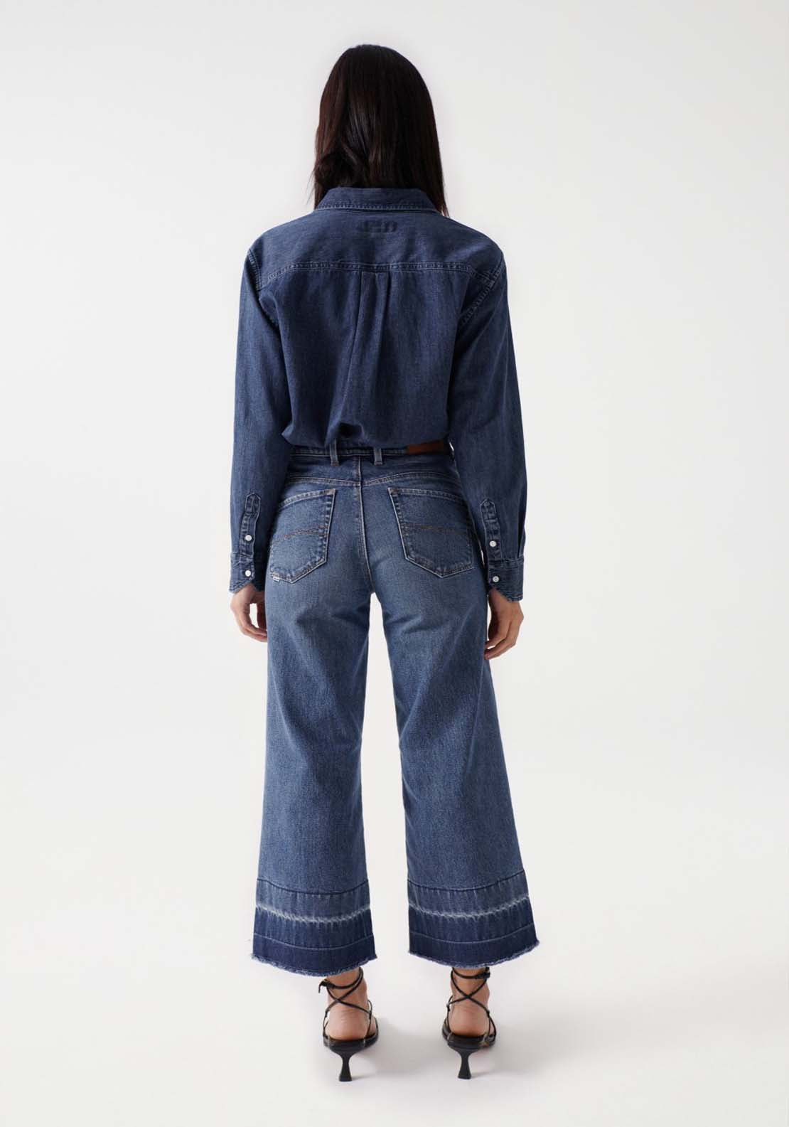 Salsa Cropped Straight Wide Jean 4 Shaws Department Stores