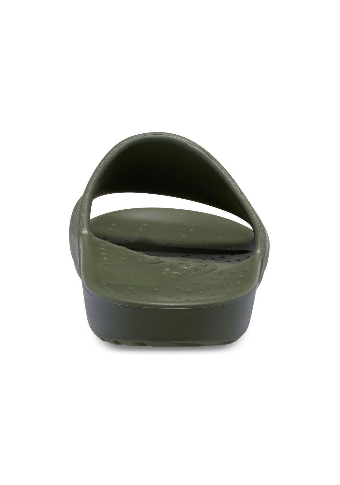 Crocs Classic Logo Slide - Green 3 Shaws Department Stores