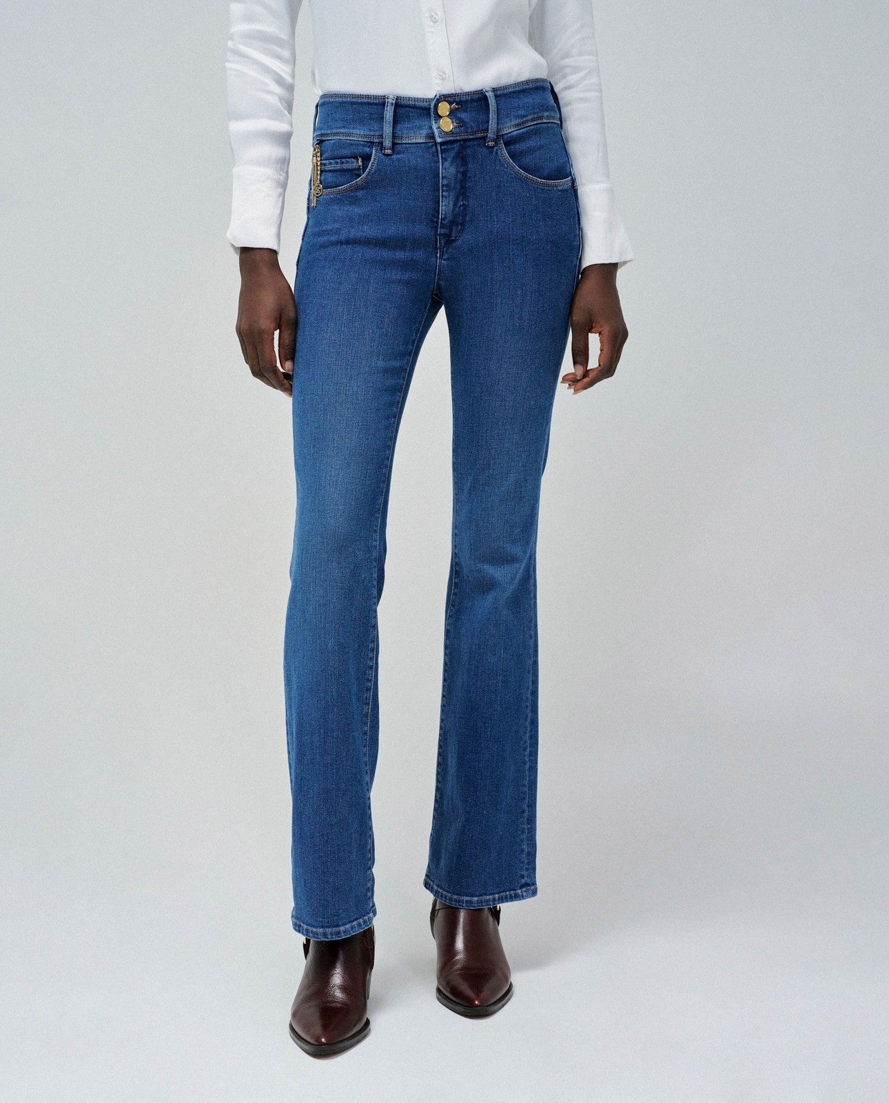 Salsa Secret Bootcut Jeans - Blue 1 Shaws Department Stores