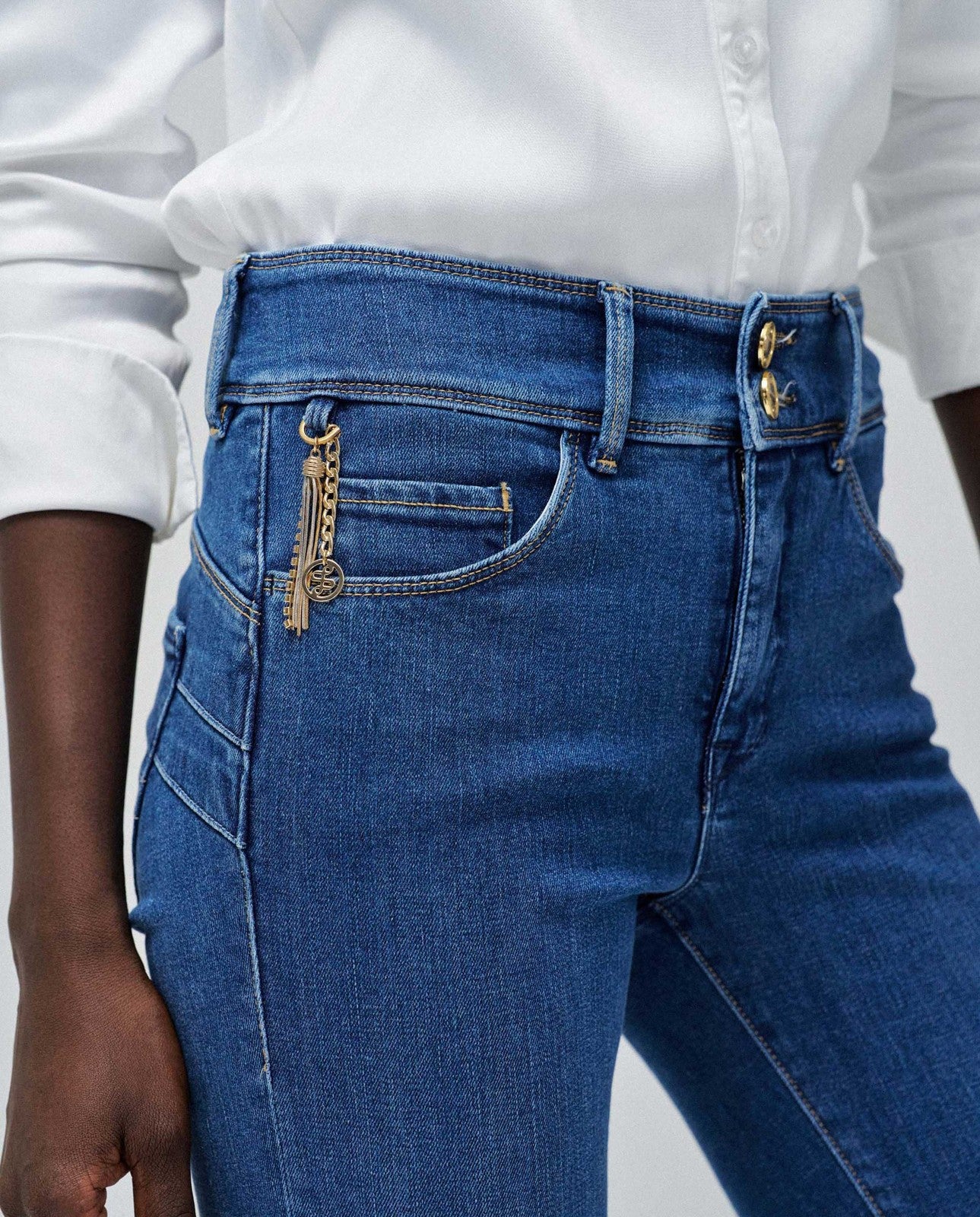 Salsa Secret Bootcut Jeans - Blue 2 Shaws Department Stores