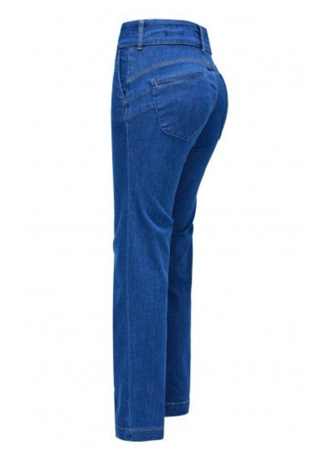 Salsa Secret Chino Push In Cropped Slim - Blue 6 Shaws Department Stores