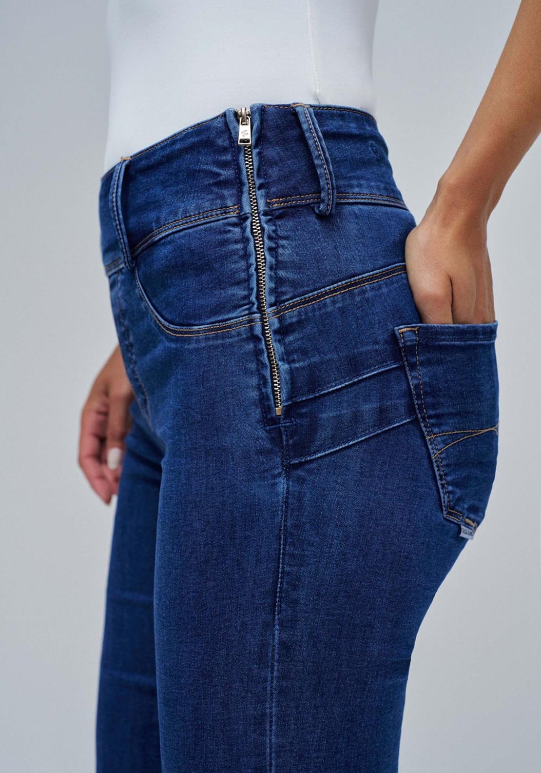 Salsa Secret Jegging - Blue 7 Shaws Department Stores