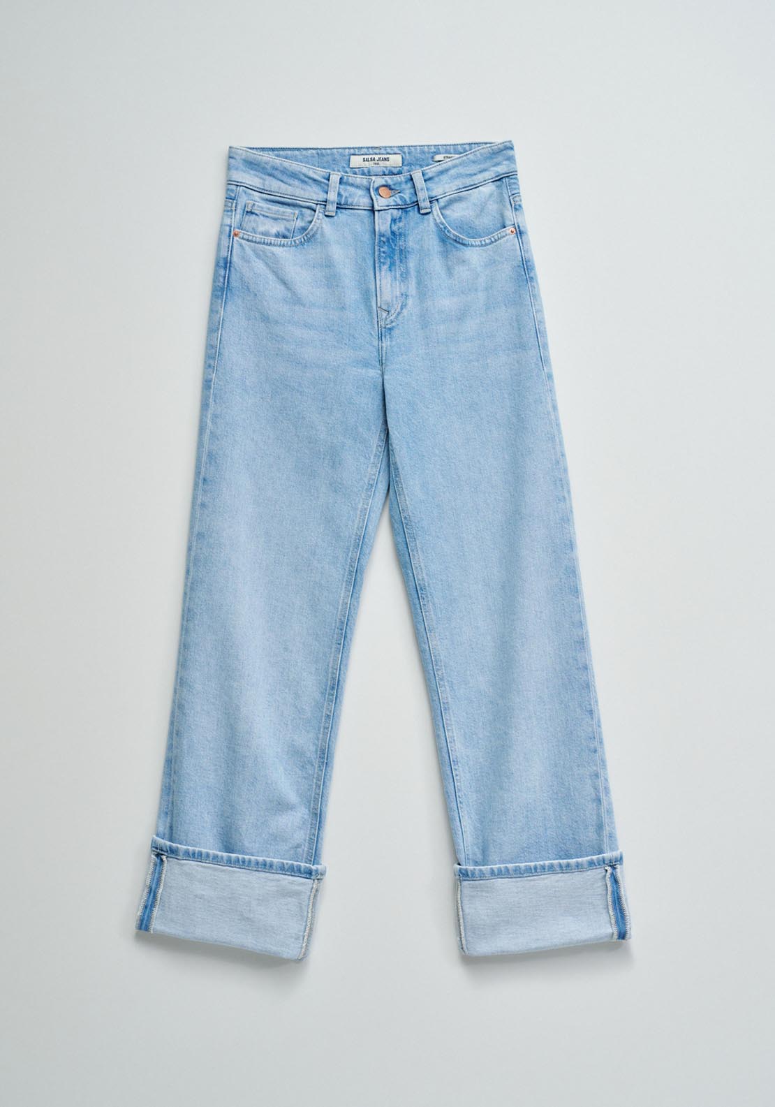 Salsa Straight Leg Jeans - Blue 6 Shaws Department Stores