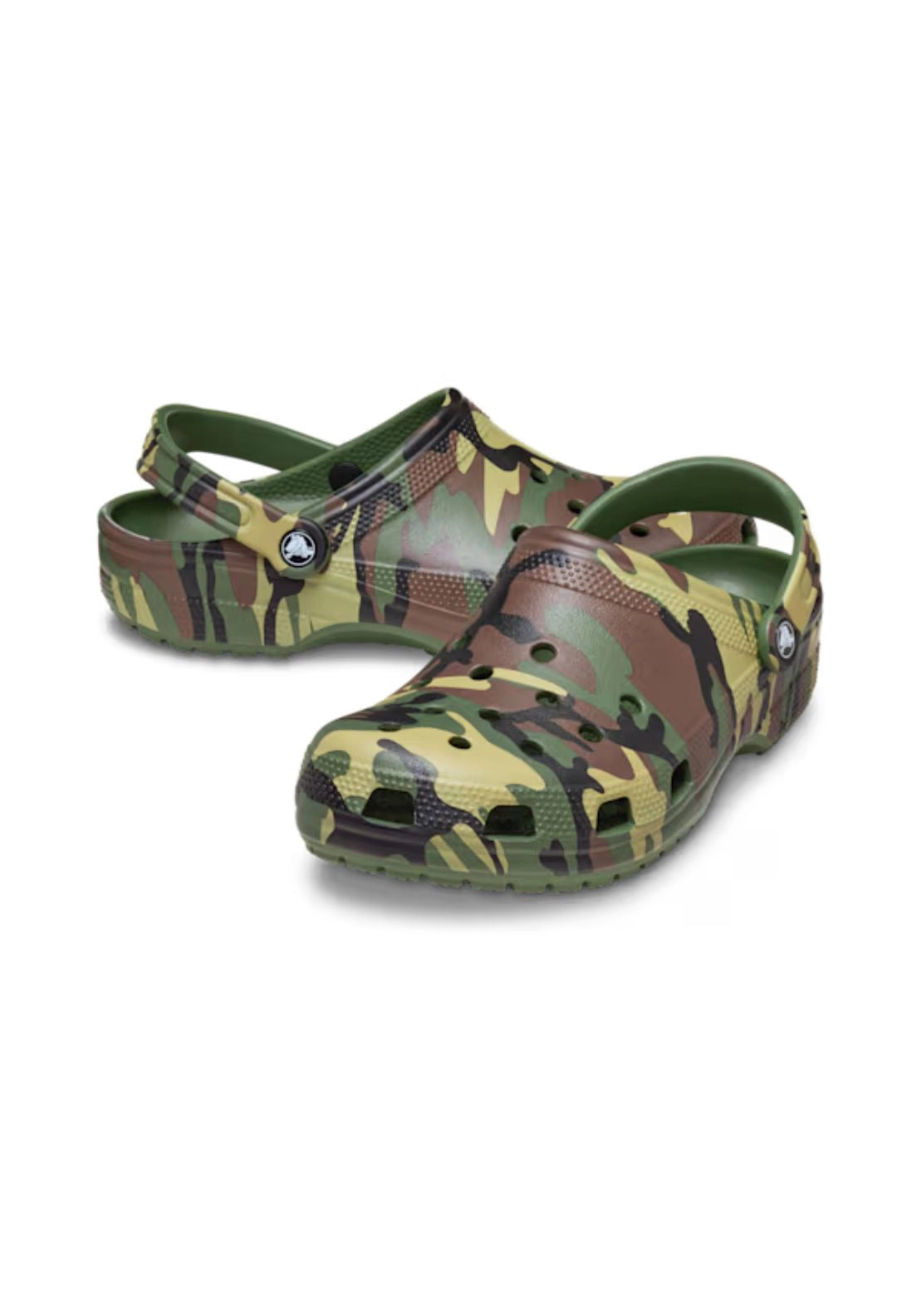Classic Graphic Clog - Army Green Multi