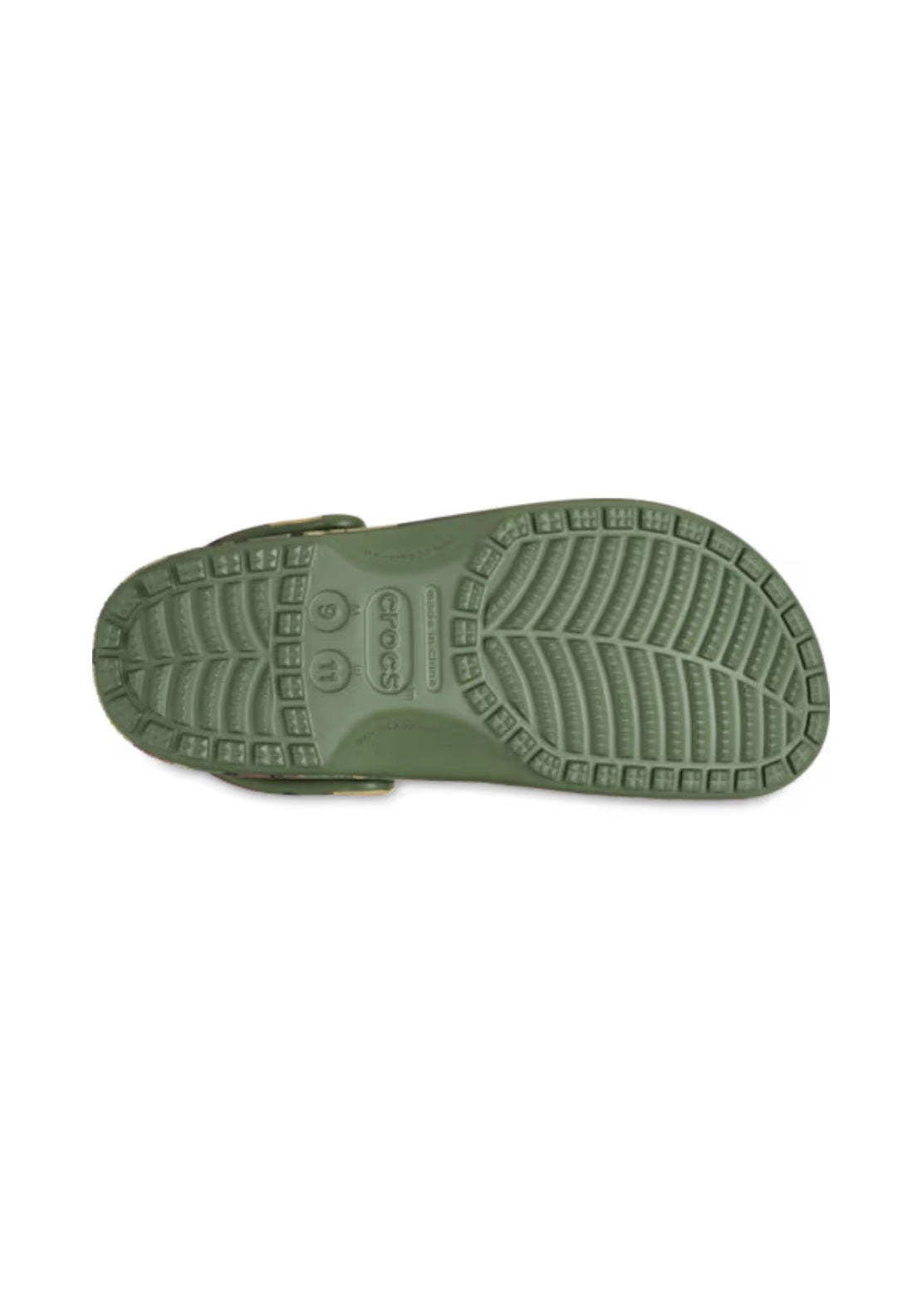 Classic Graphic Clog - Army Green Multi