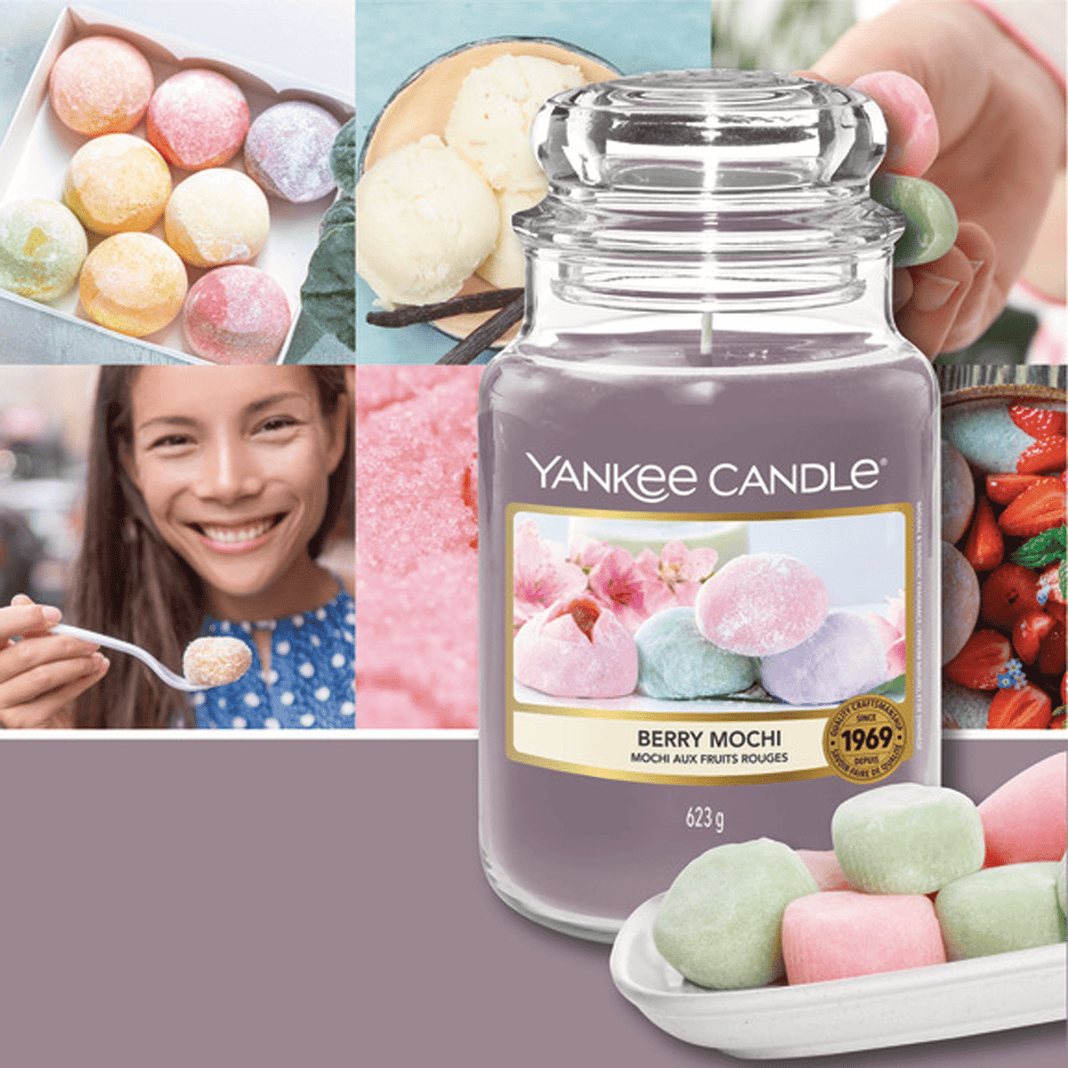 Medium Jar - Berry Mochi