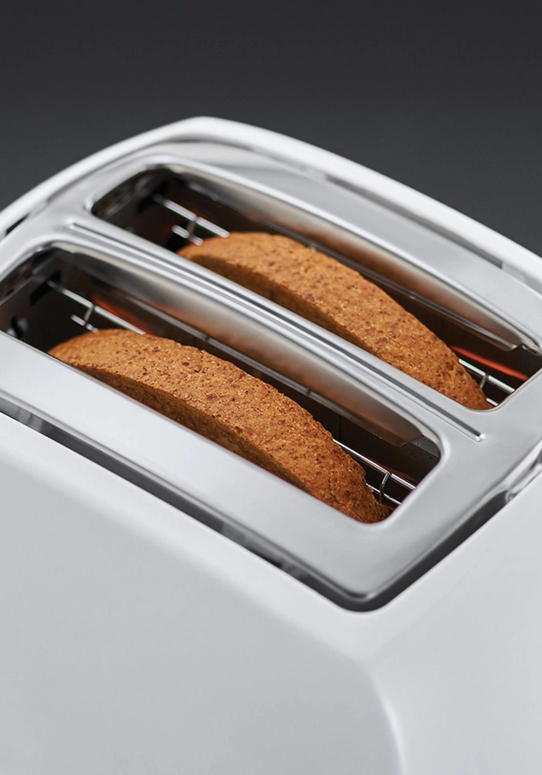 Textures 2 Slice Toaster White - Model 21640