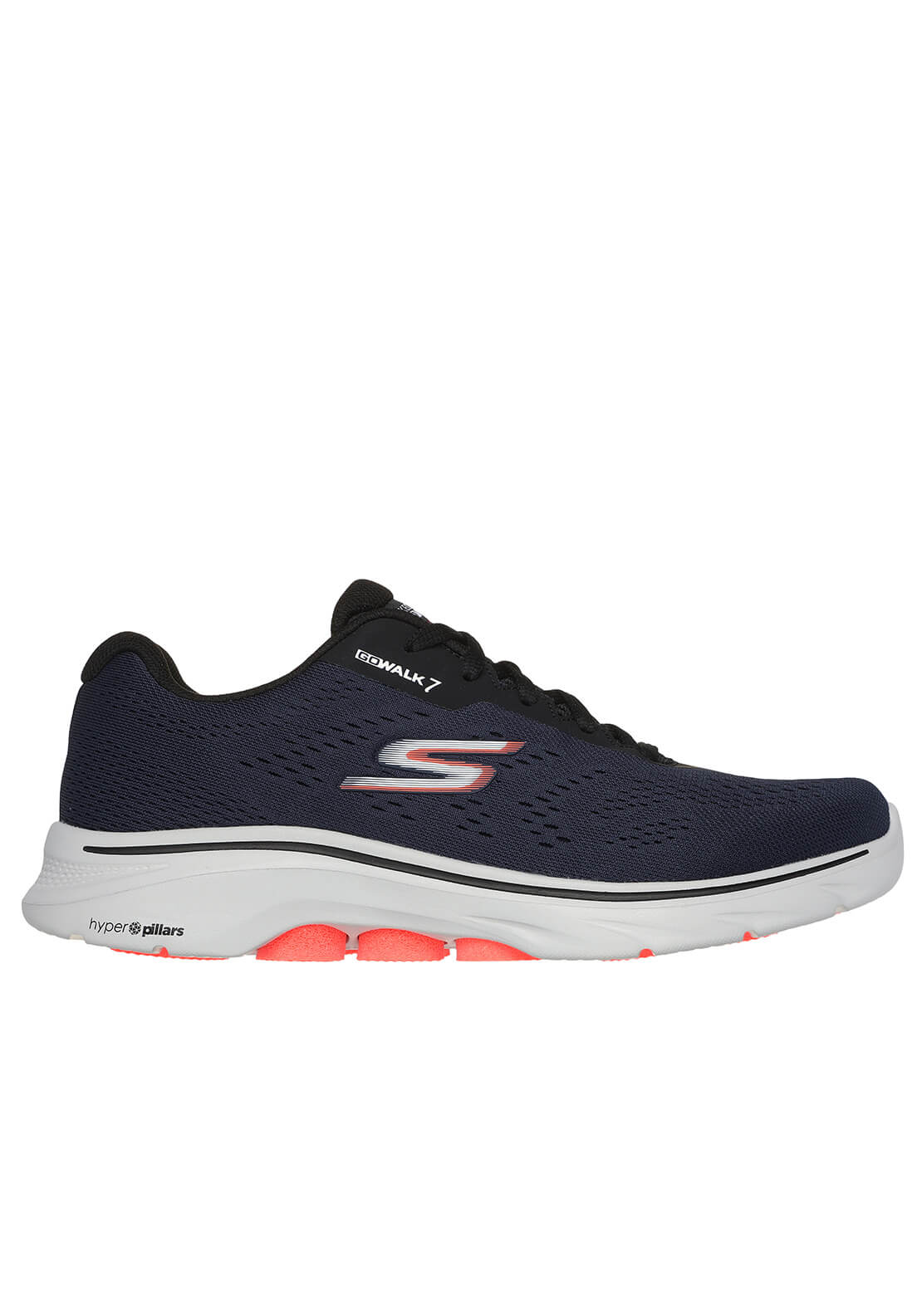Skechers GO WALK 7™ The Construct - Navy &amp; Black 2 Shaws Department Stores