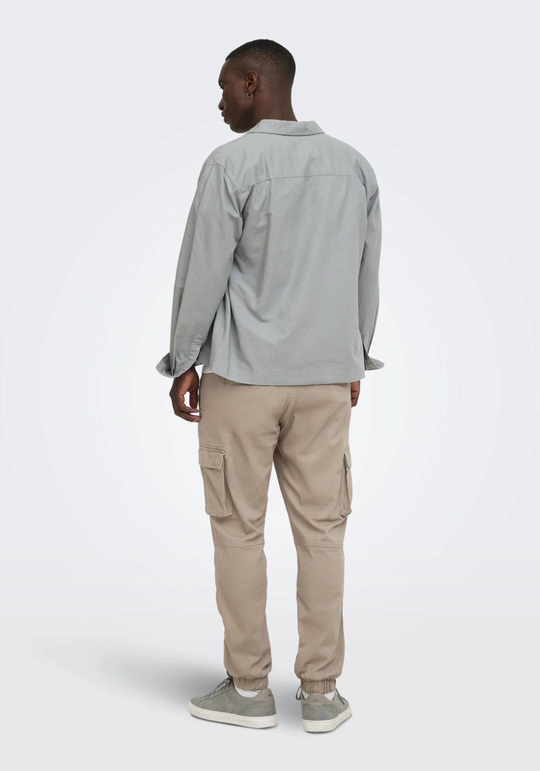 Cam Cargo Trousers - Chinchilla