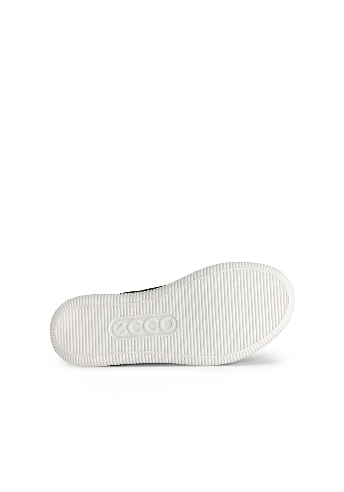 Ecco Soft Zero Casual Lace Shoe - Black 2 Shaws Department Stores