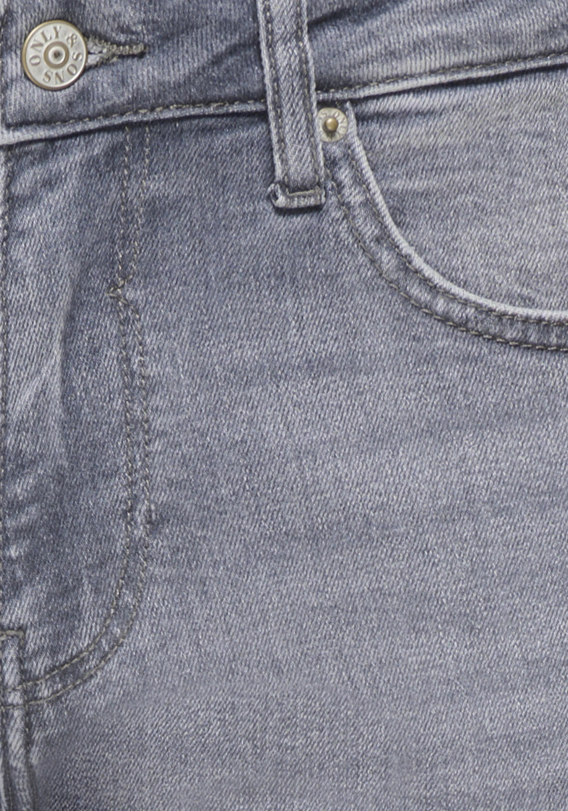 Weft Regular Fit Jeans - Light Grey Denim