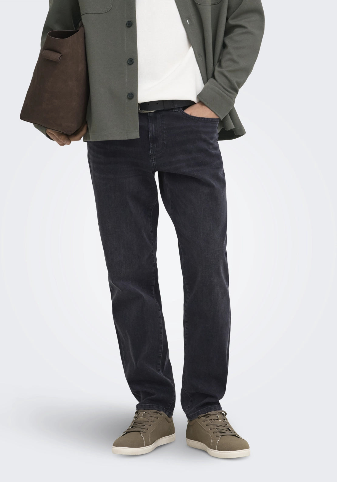 Weft Regular Fit Jeans - Black