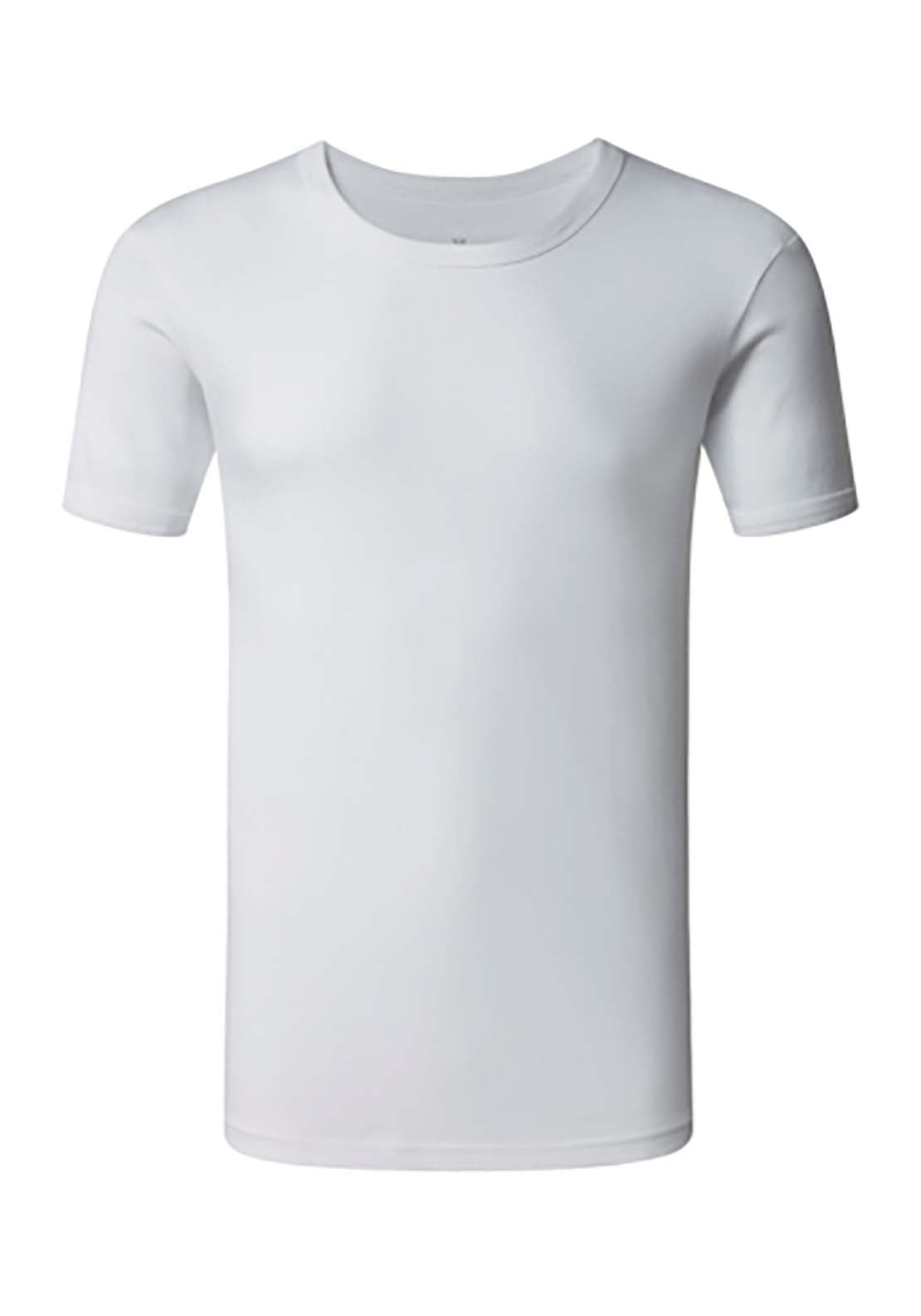 Vedoneire 2 Pack Mens Classic Short Sleeve Vest - White 1 Shaws Department Stores
