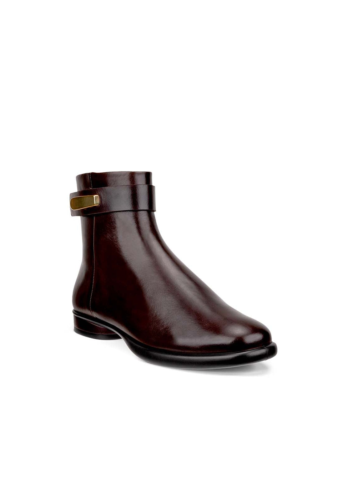 Ecco Sculpted Lx Side Zip Ankle Boo - Mocha 1 Shaws Department Stores