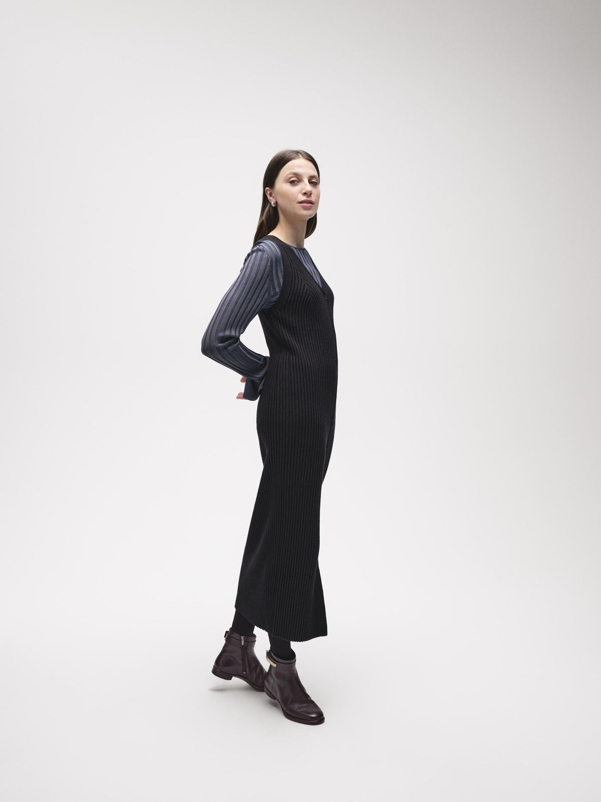 Ecco Sculpted Lx Side Zip Ankle Boo - Mocha 2 Shaws Department Stores