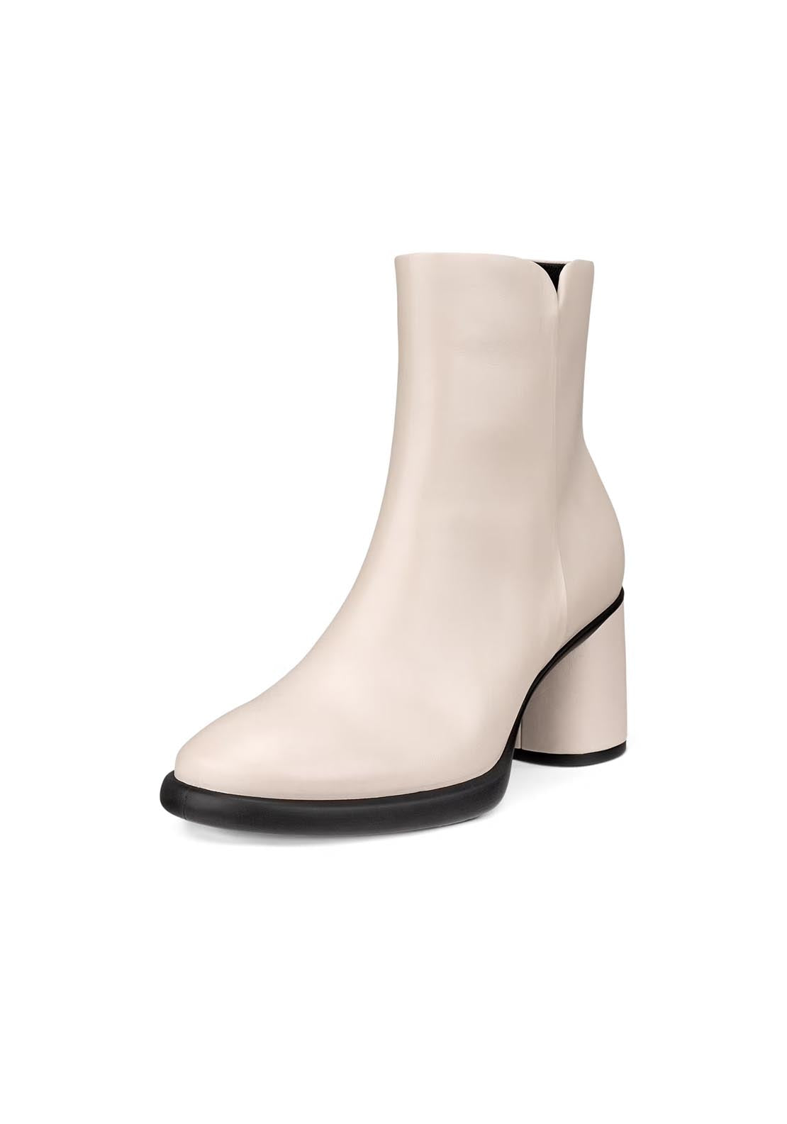 Ecco Sculpted LX 55 Boot - Cream 3 Shaws Department Stores