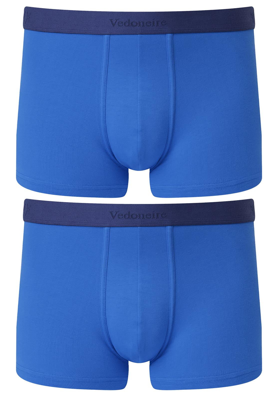 Vedoneire Mens Fitted Boxer Briefs 2 Pack - Blue 1 Shaws Department Stores