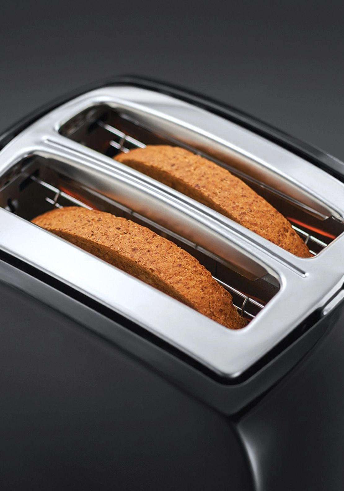Textures Plus 2 Slice Toaster Black - Model 22601