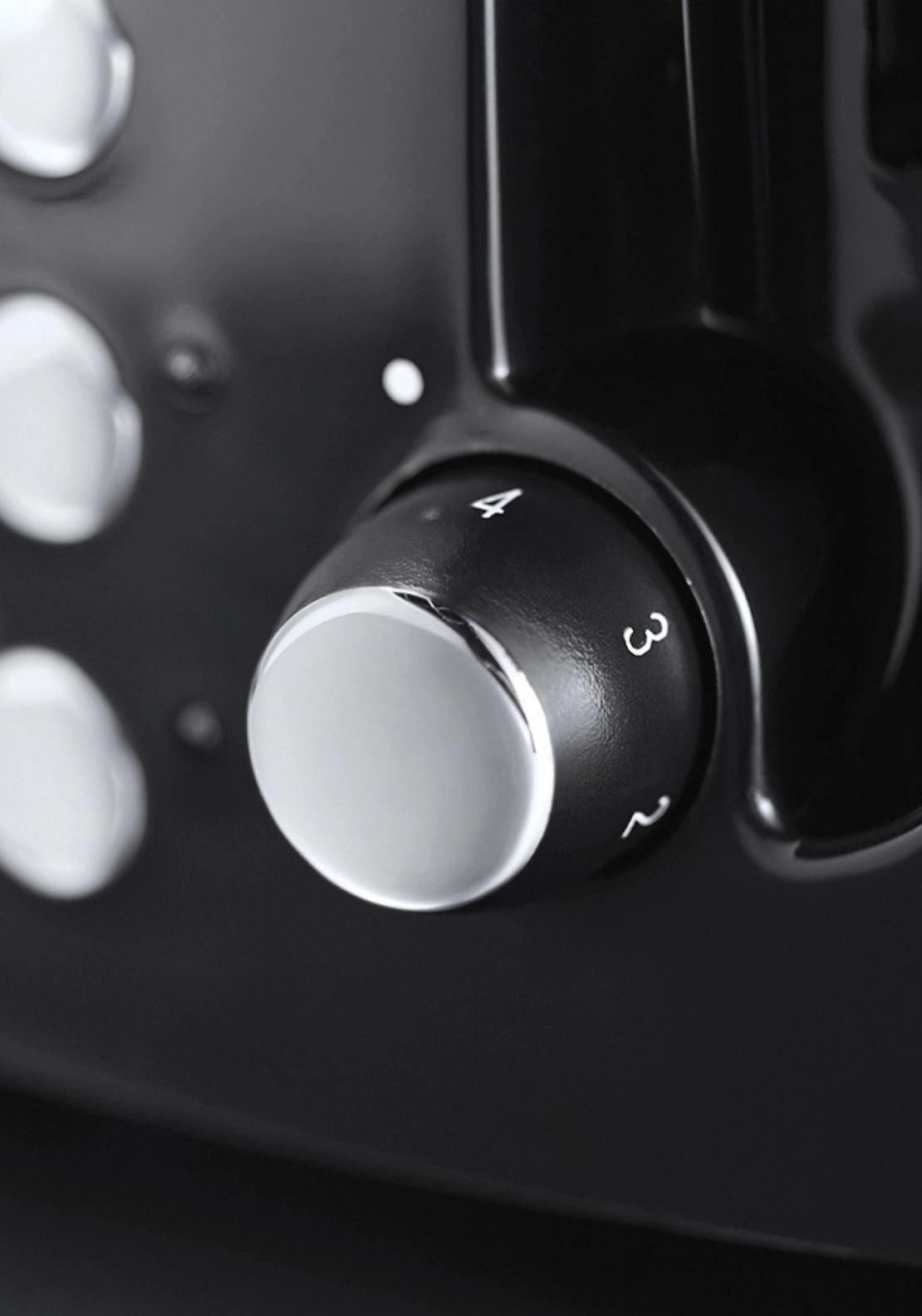 Textures Plus 2 Slice Toaster Black - Model 22601