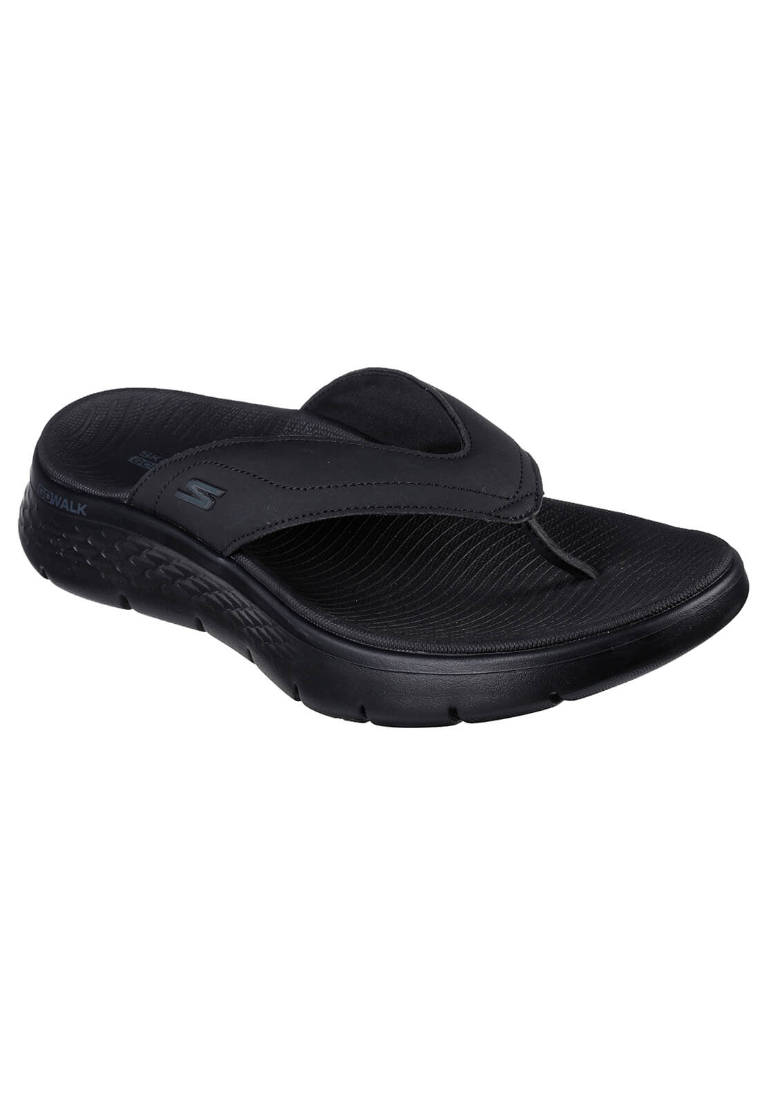 Skechers GO WALK FLEX Sandal Vallejo - Black 1 Shaws Department Stores