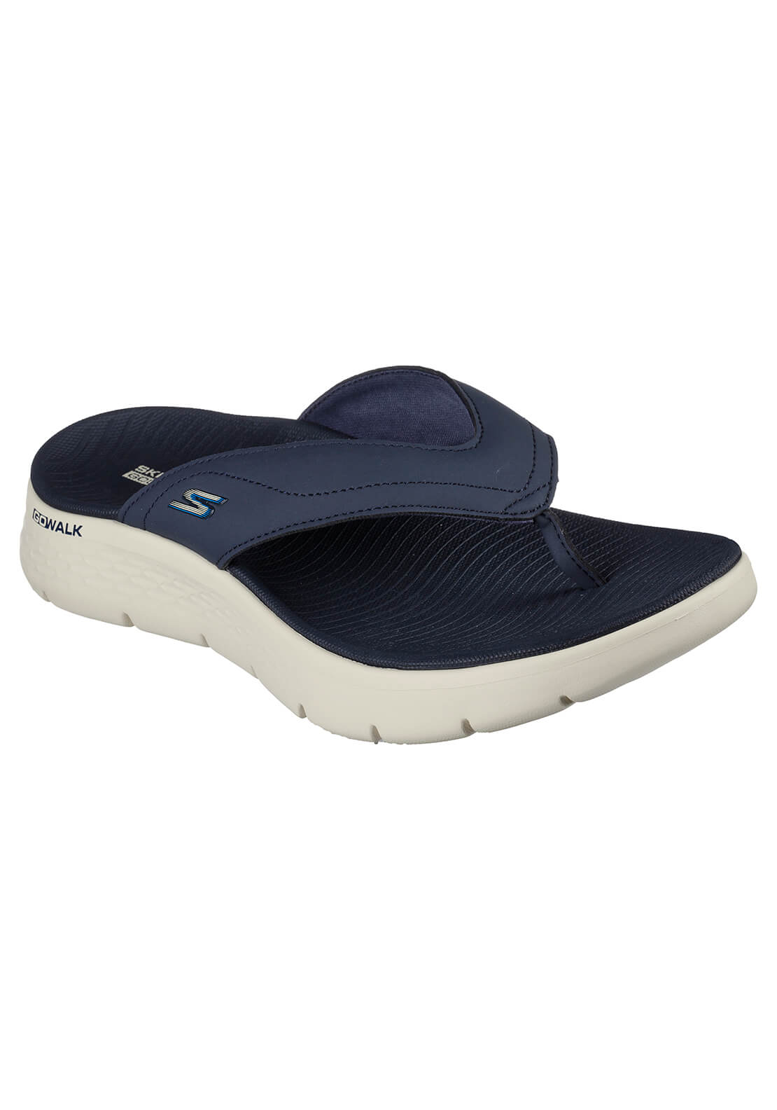 Skechers GO WALK FLEX Sandal Vallejo - Navy 1 Shaws Department Stores