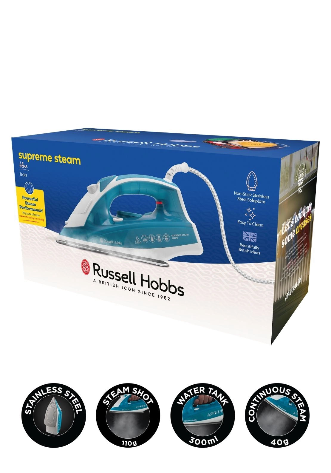 Supreme Steam Iron Blue - Model 23061