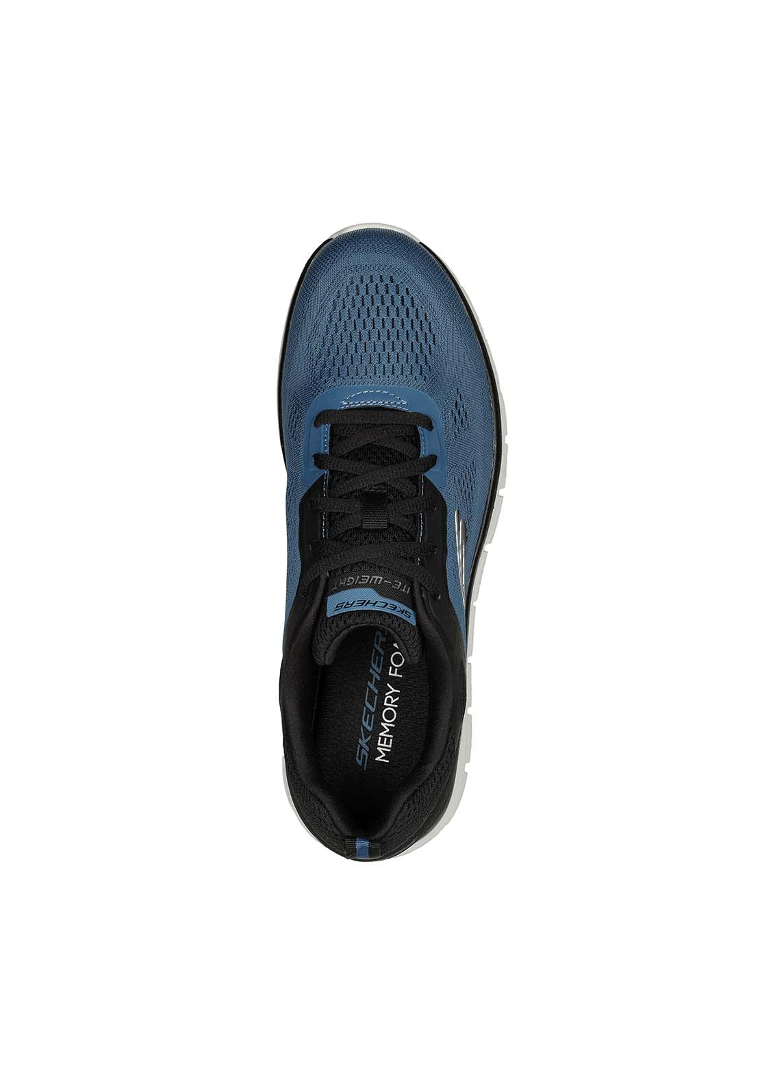 Skechers Track Broader - Blue &amp; Black 3 Shaws Department Stores